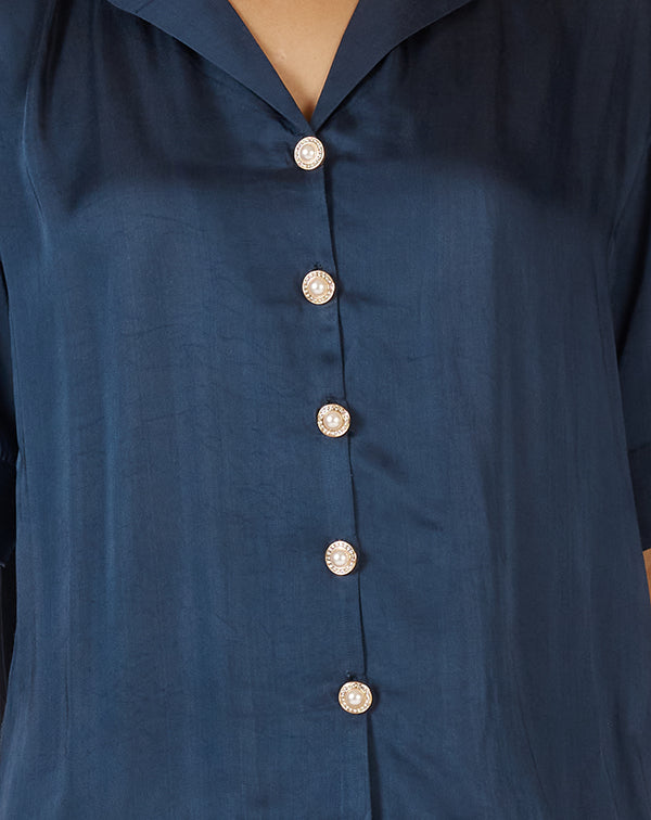 Rubyyaya Georgia Shirt (Navy)