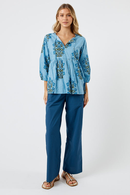 Kabana Lili Top | EXCLUSIVE (Blue)