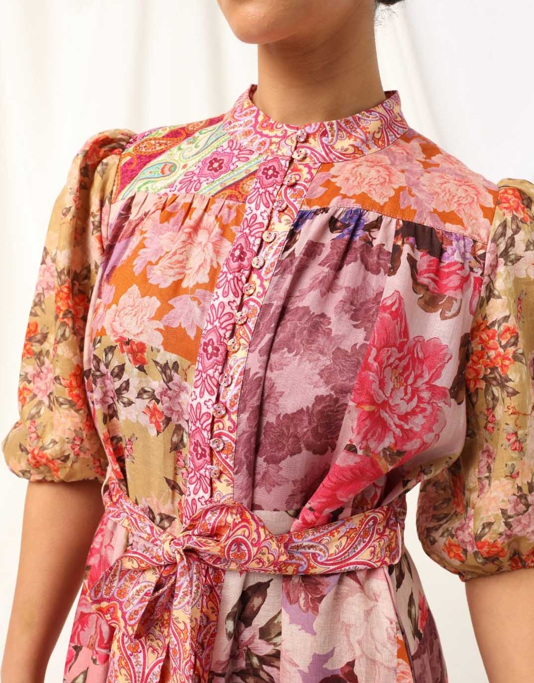 Kachel Freya Dress (Multi)