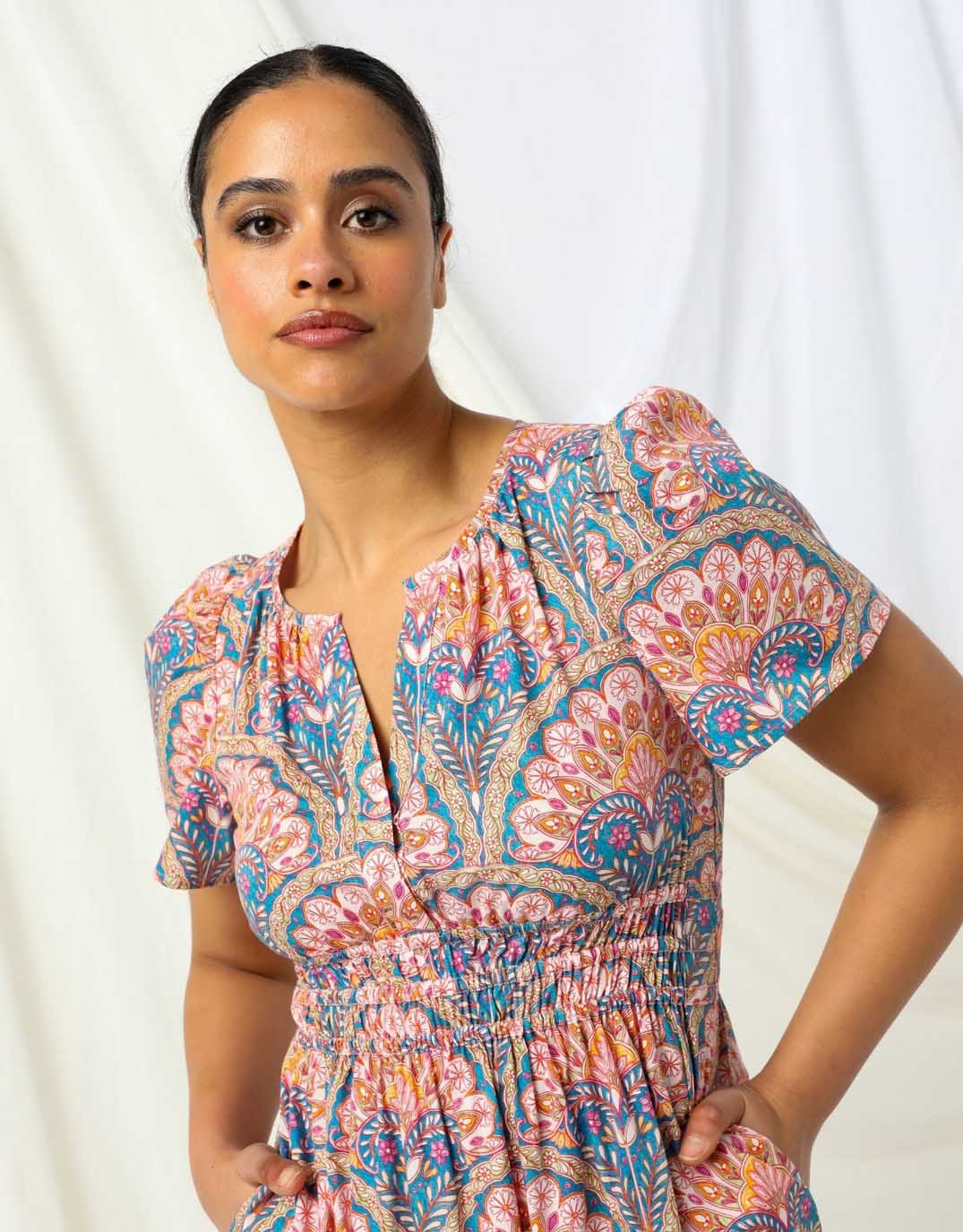 Kachel Megan Dress (Multi)