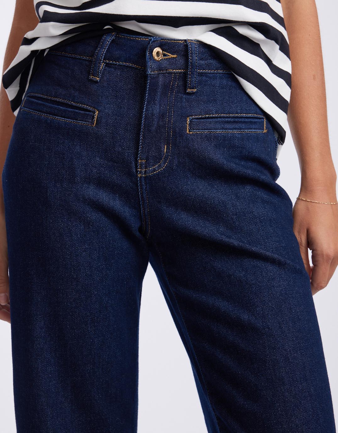 Kireina Freya Wide Leg Jeans (Indigo)