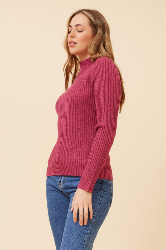 JUNE SOLID KNIT JUMPER (Classic Blue)