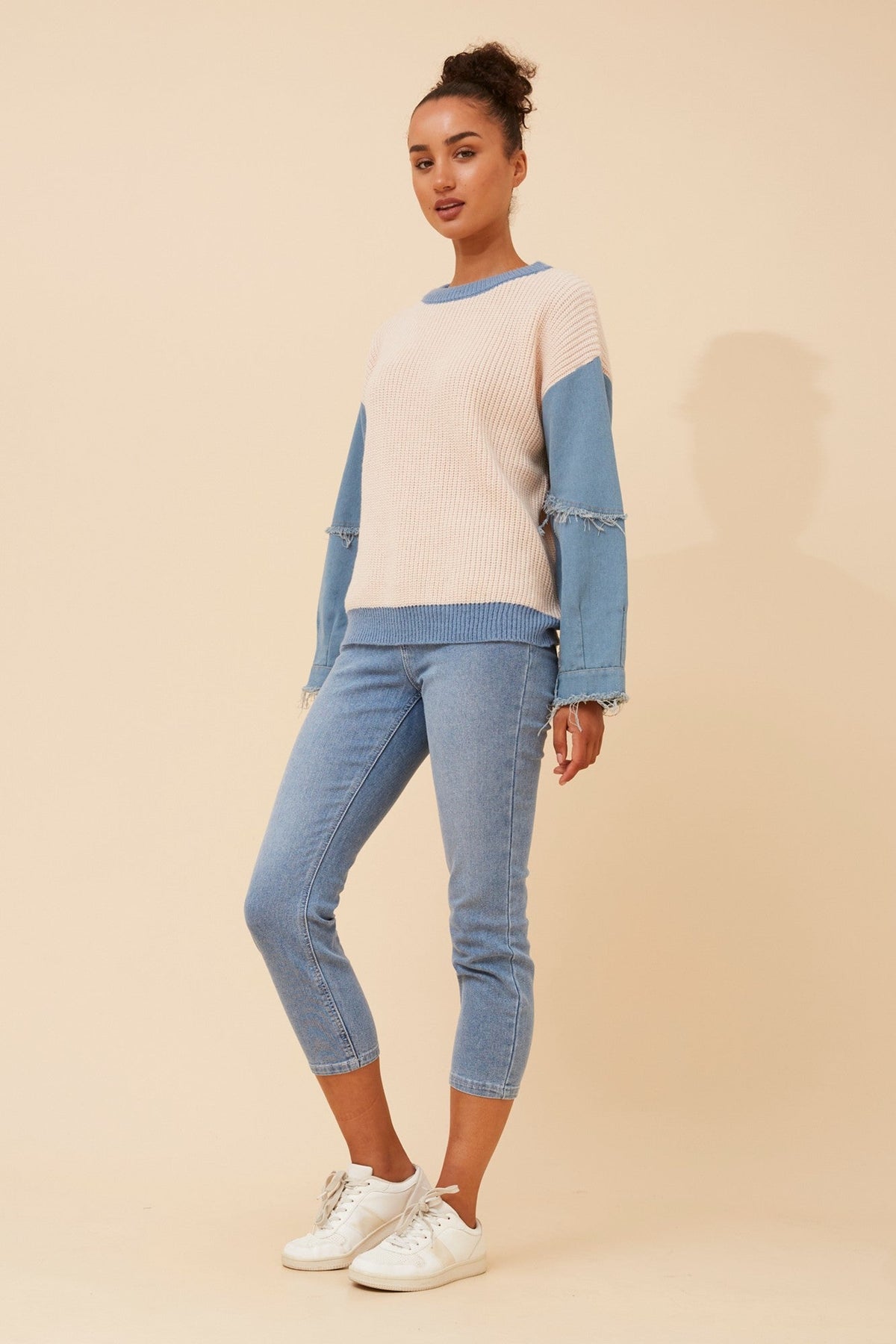 TEYA KNIT PULLOVER (Nougat)