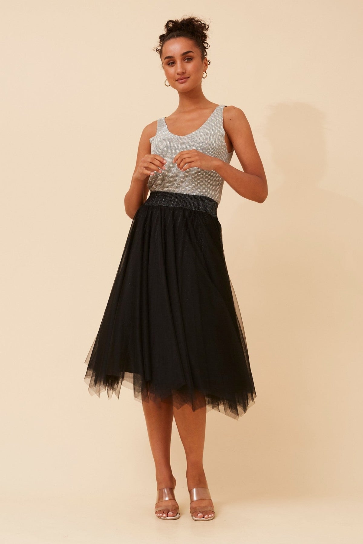 ANNALISE REVERSIBLE SKIRT (Black)