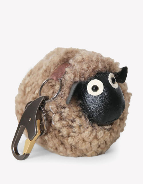 Auskin Sw Curly Key Ring Sheep (Grafit)