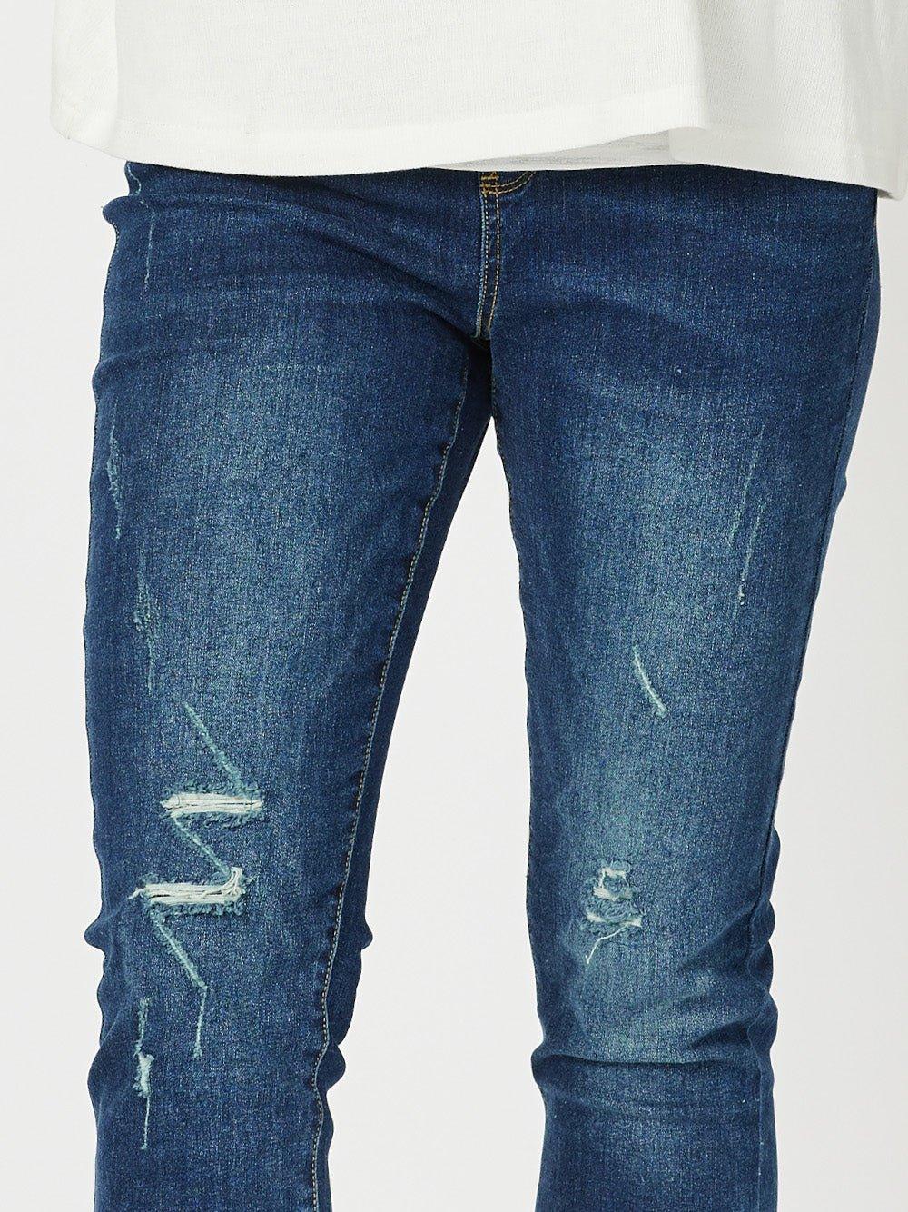 Threadz LA Stretch Pull On Jean (Dark Denim)