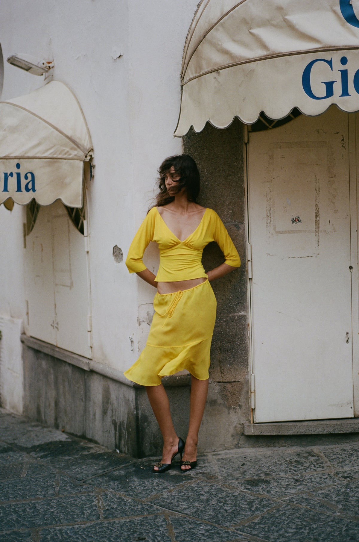 With Jéan Lana Top (Golden Yellow)