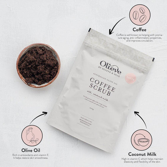 Olieve & Olie Latte Coffee Scrub Latte (Assorted)