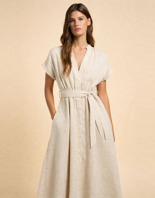 Occasion Dress - (Natural)