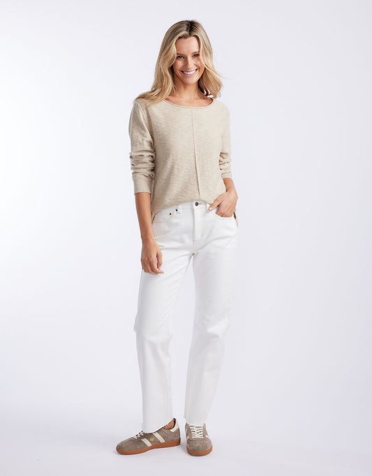 Sacha Cotton Knit - (Oat)