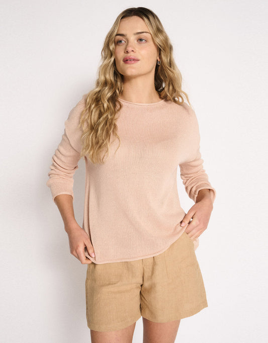 Little Lies Spring Knit (Dusty Pink)