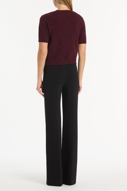 Carla Zampatti Loganberry Brushed Knit Top (Purple)