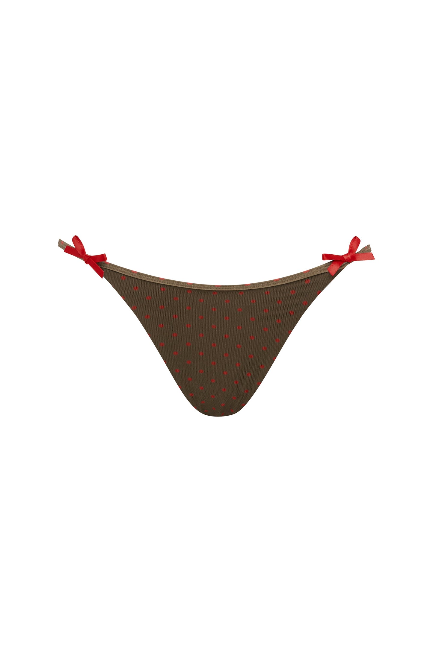 Lola Bikini Bottom (Red Polka Dot)