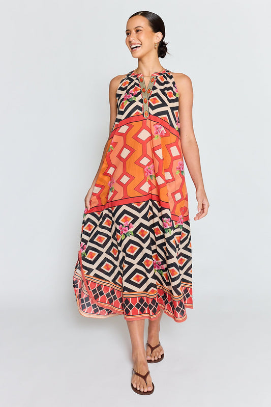 PRE SALE | LulaLife Bella Vista Maxi Tangerine (Tan)