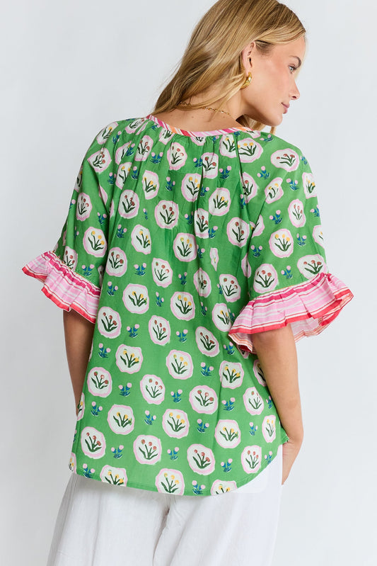 LulaLife Beth Top (Fern)