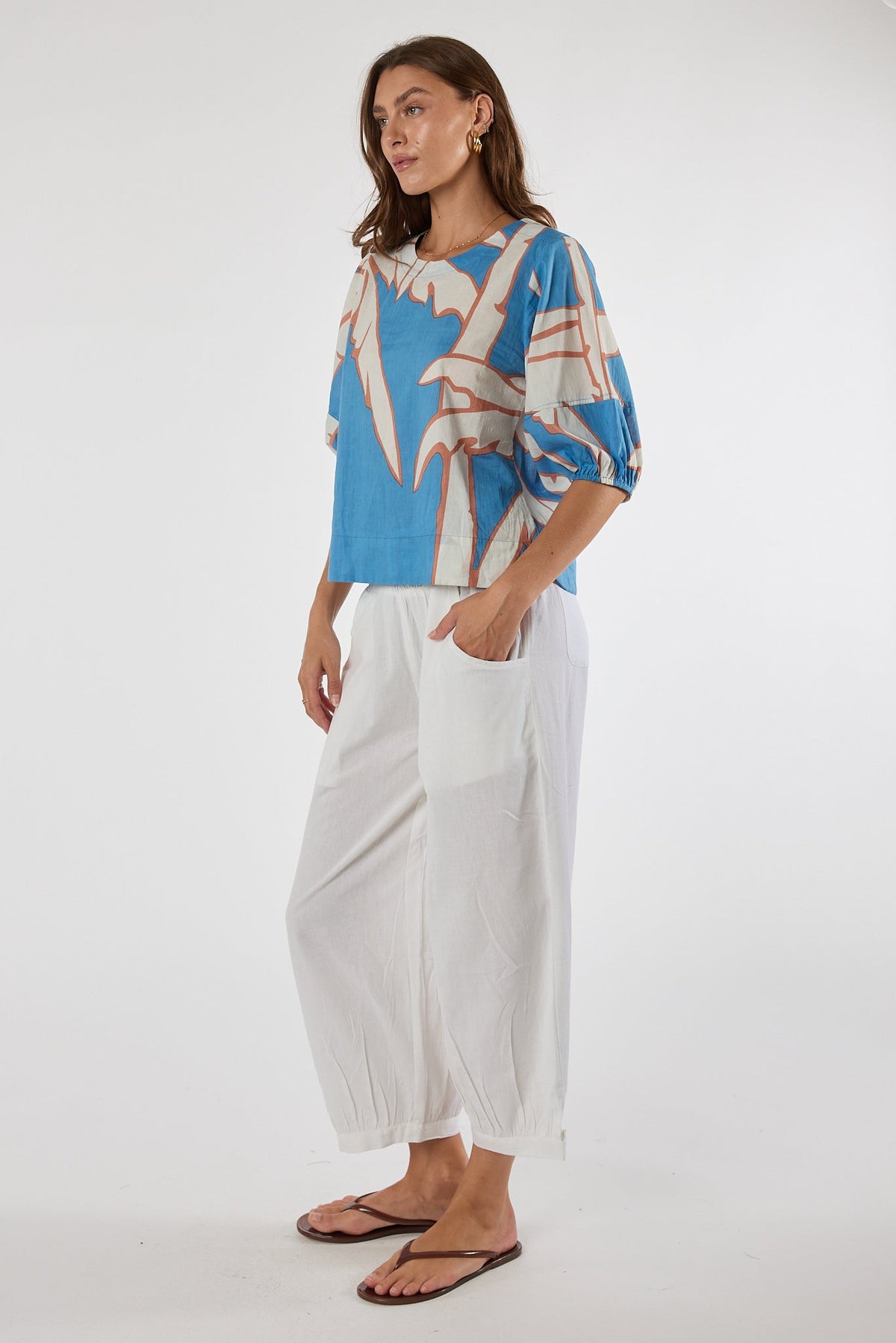 PRE SALE | LulaLife Colette Top (Sky)