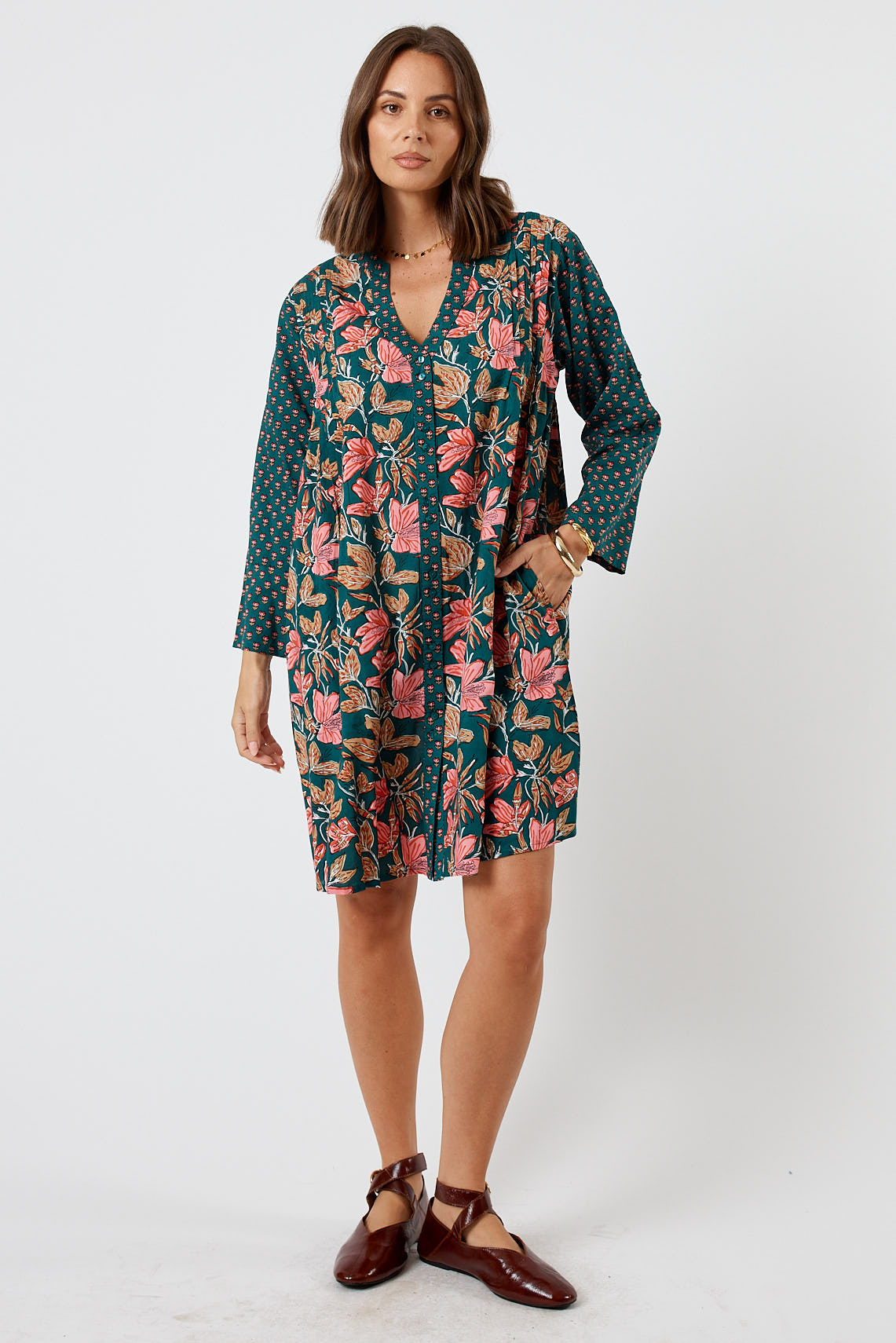 LulaLife Elija Button (Dress)
