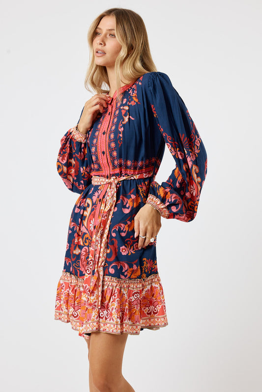 LulaLife Enid Dress (Navy)