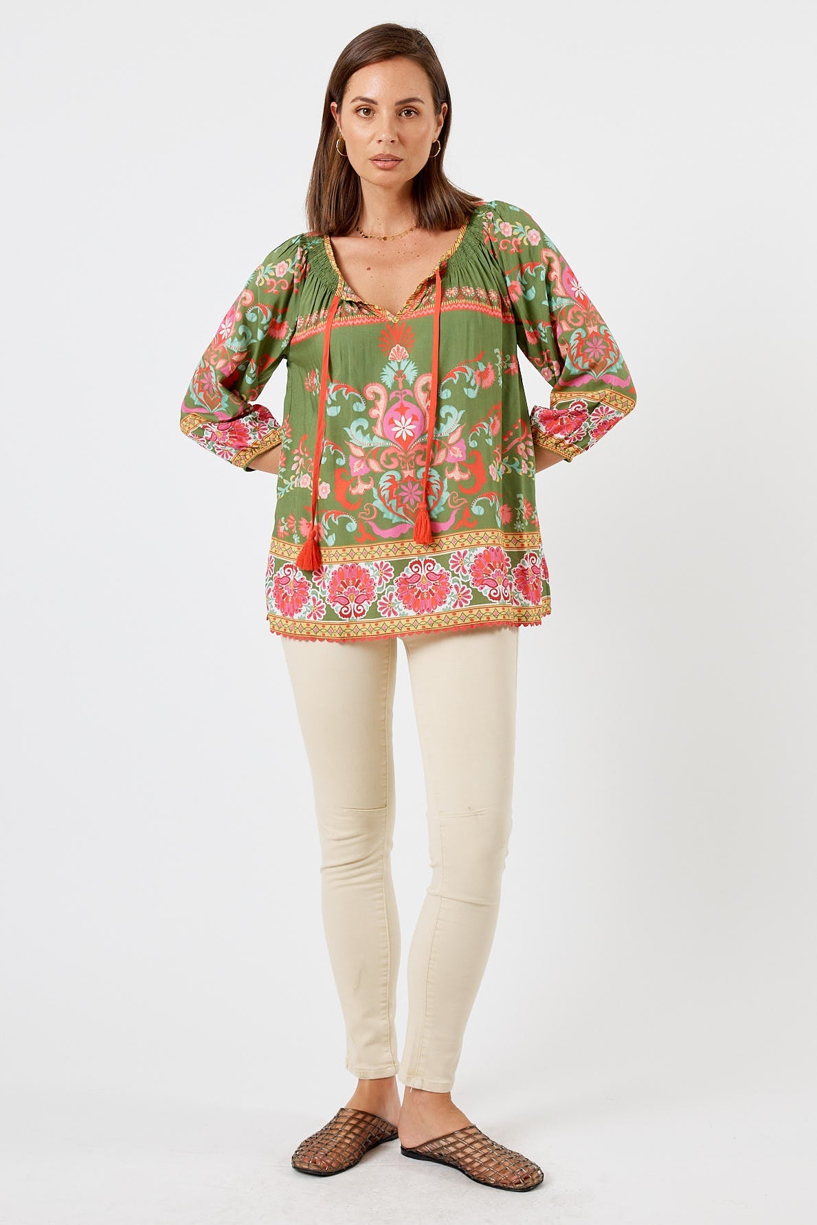 LulaLife Enid Top (Olive)