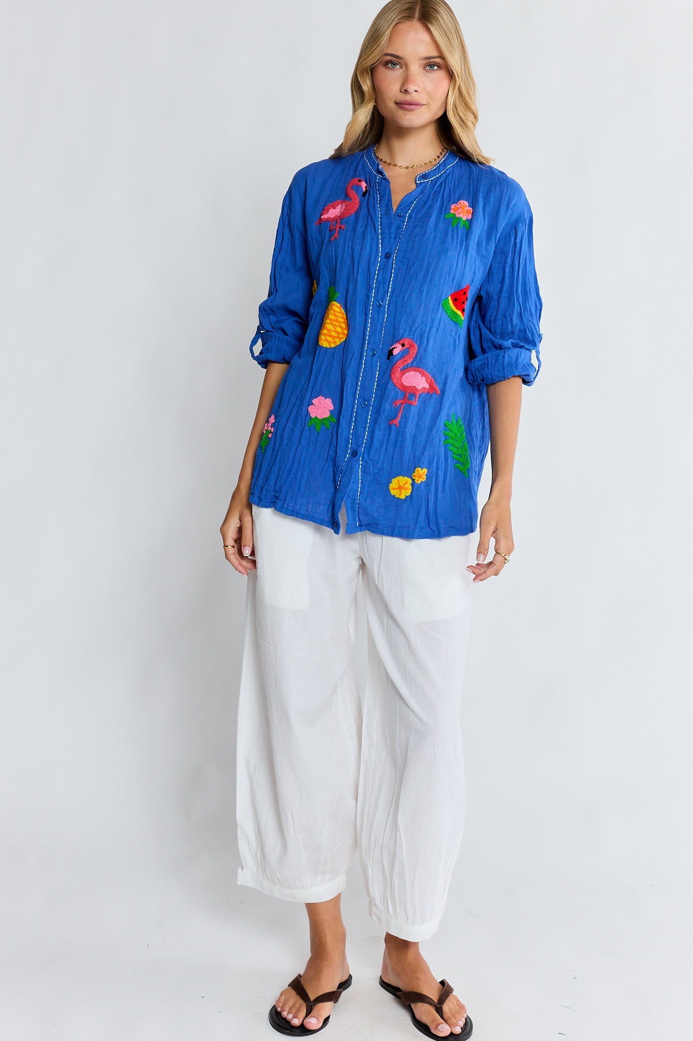 LulaLife Florida Shirt (Azure)
