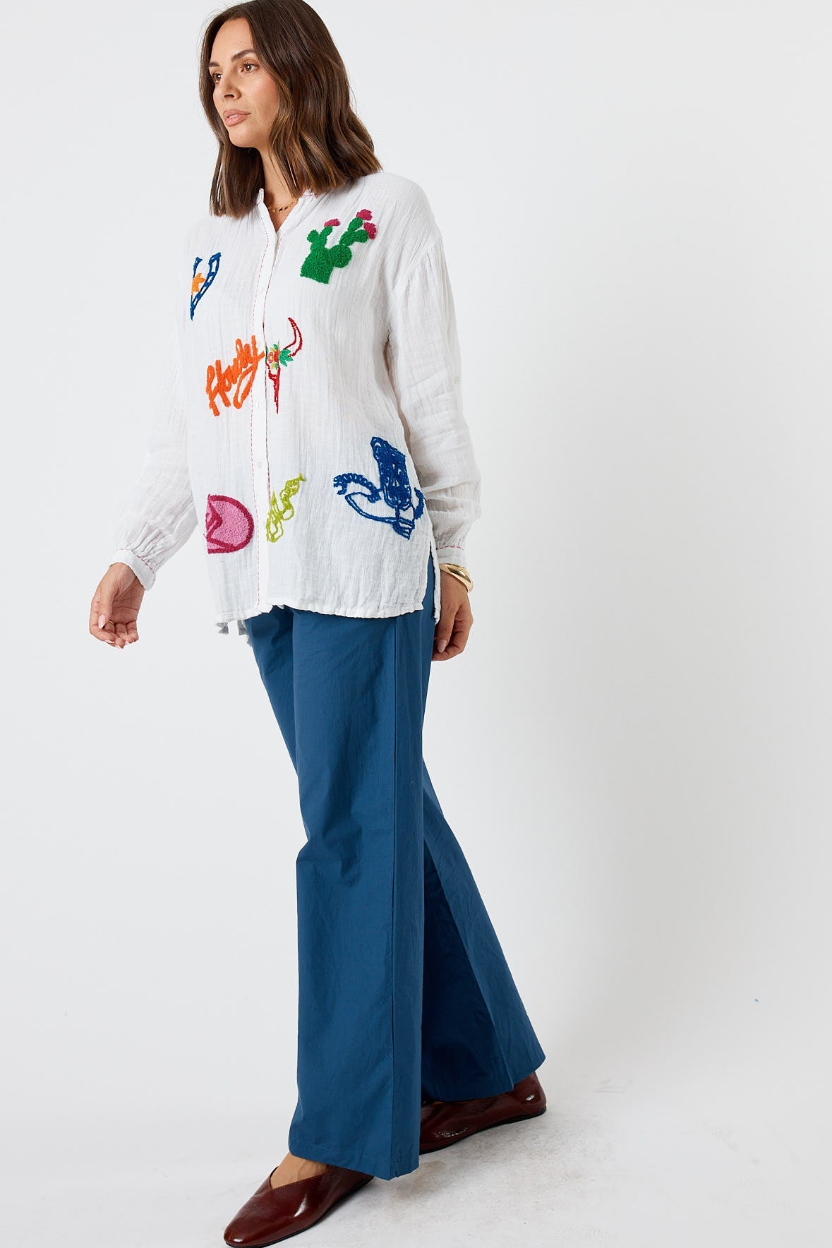 LulaLife Howdy Shirt (White)