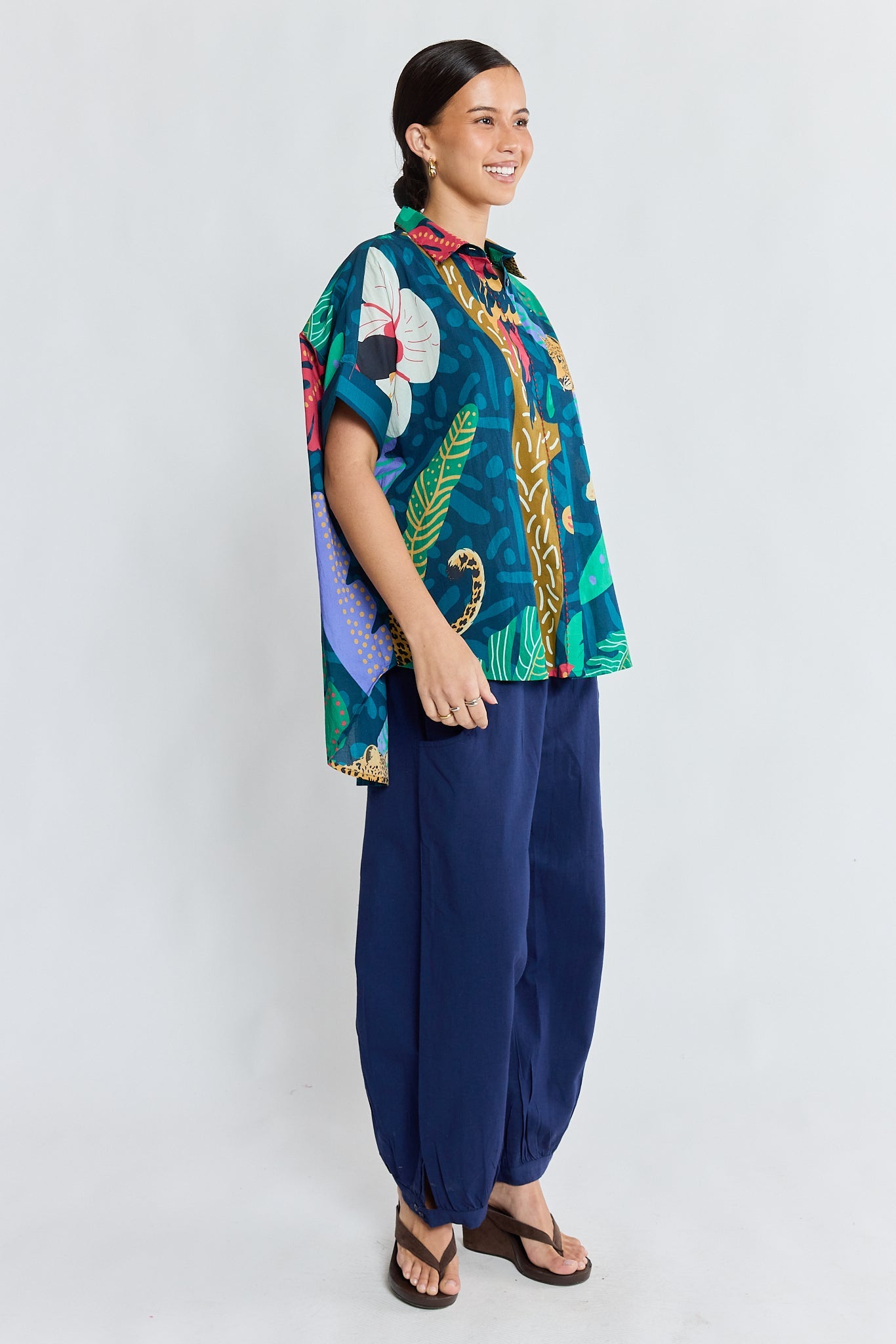 LulaLife Jungle Fever Shirt (Navy)