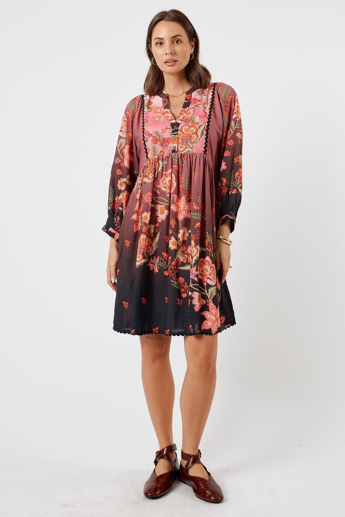 LulaLife Lovis Dress (Flame)