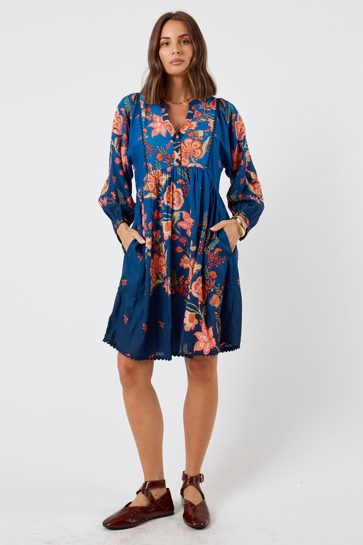 LulaLife Lovis Dress (Ocean)