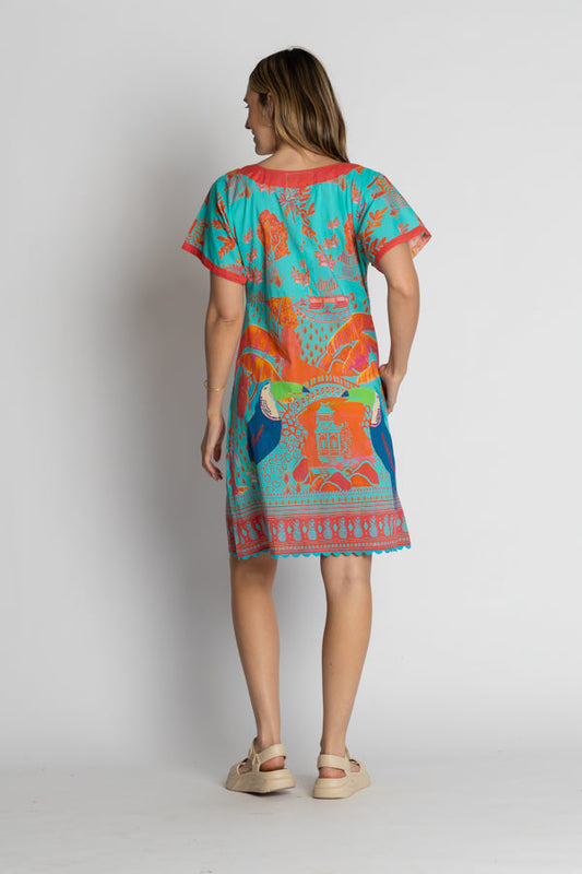LulaLife Marquita Dress (Lagoon)