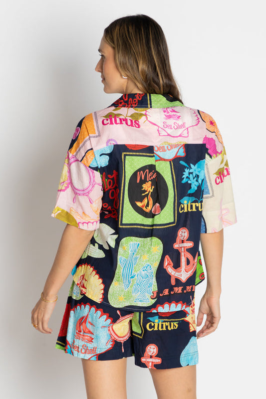 LulaLife Melrose Short (Navy)