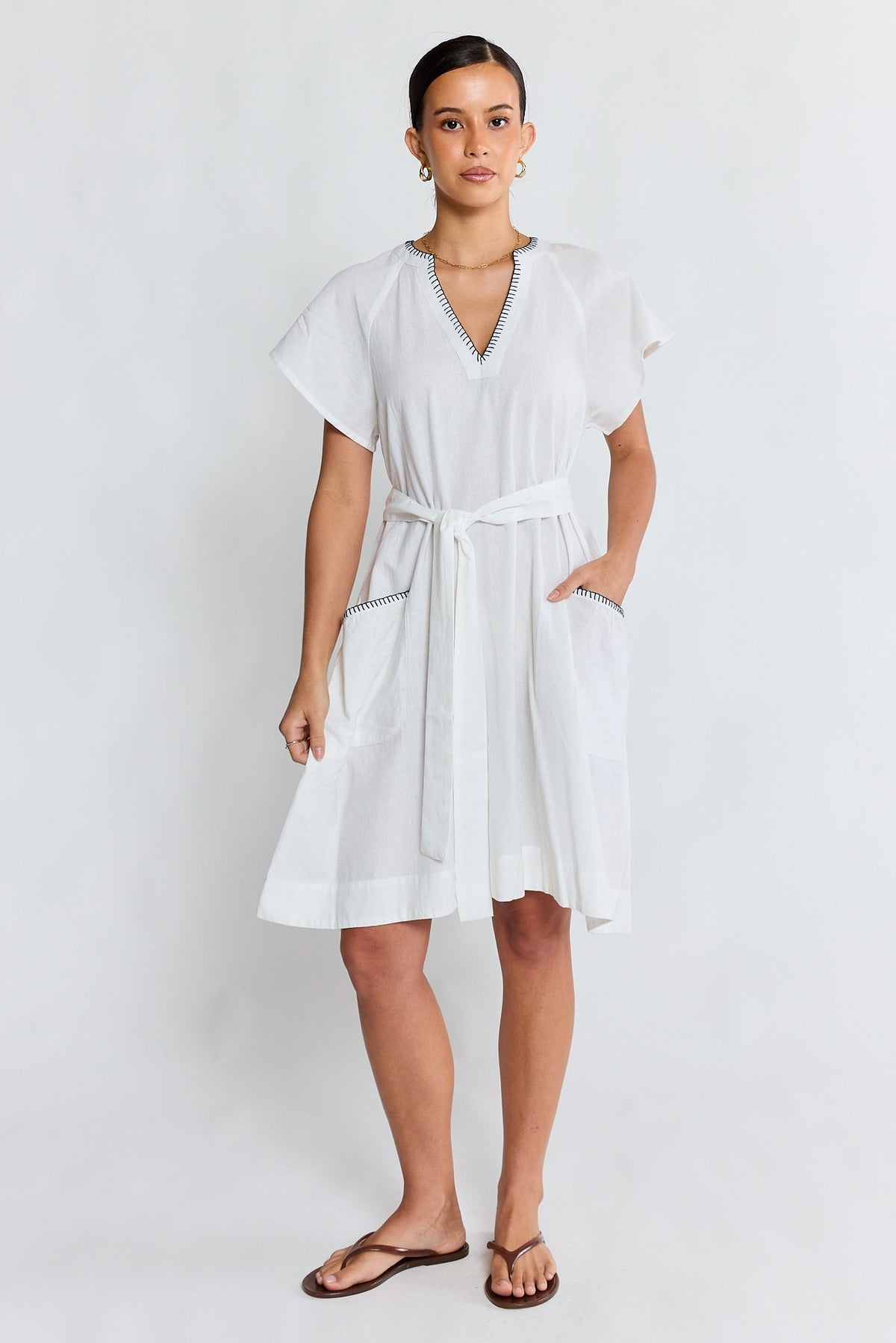 LulaLife Remi Dress (White)