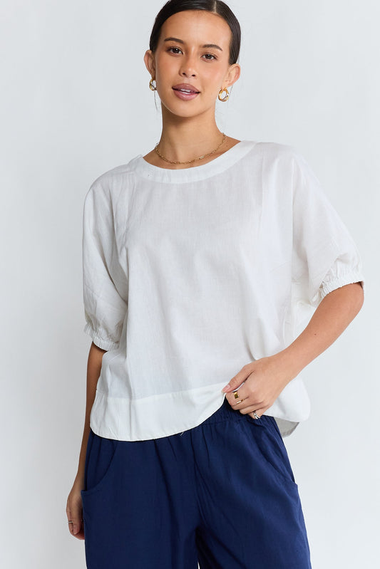 LulaLife Remi Top (White)