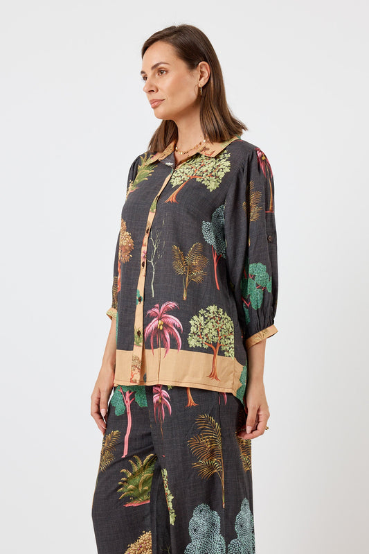 LulaLife Wanda Shirt (Espresso)