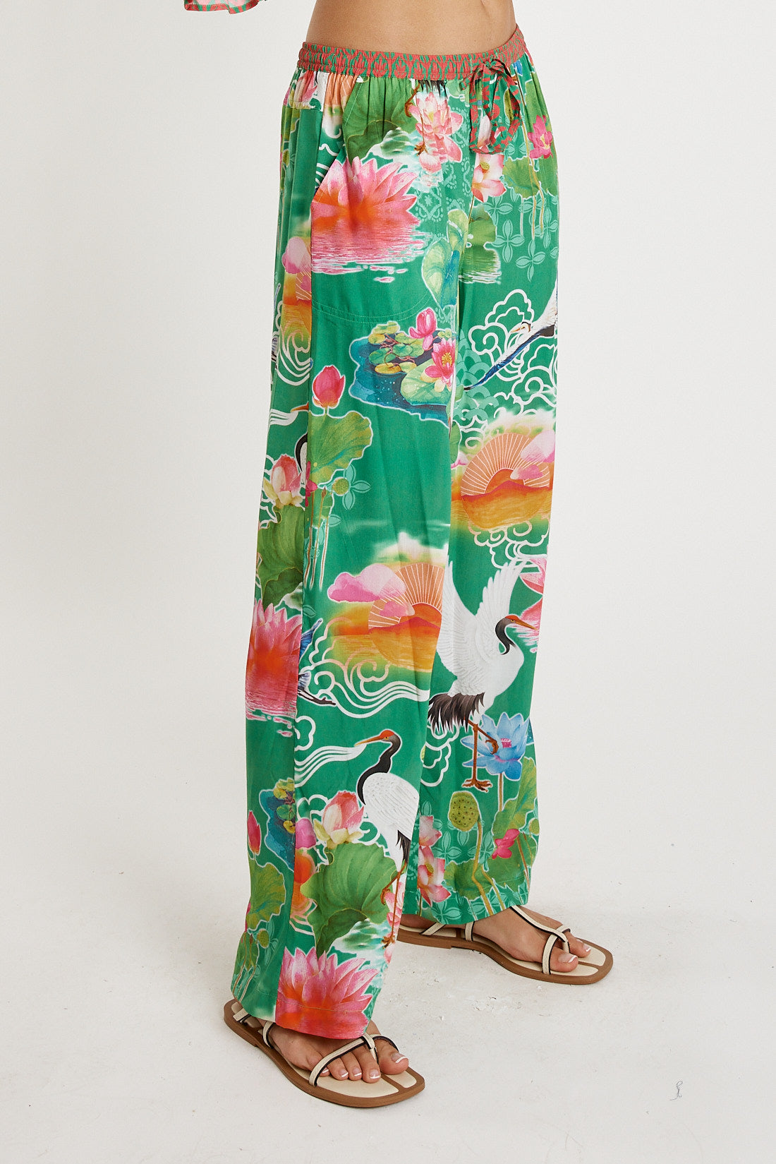 LulaLife Akiko Pant (Sea)