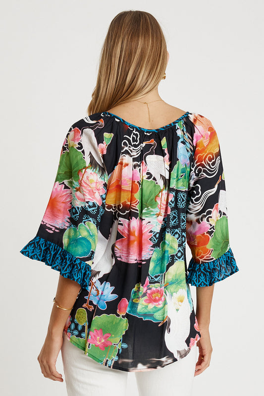 LulaLife Akiko Top (Ocean)