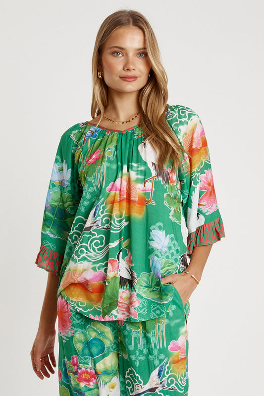 LulaLife Akiko Top (Sea)