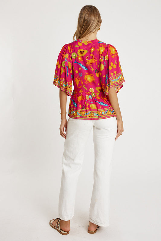 LulaLife Aliyah Top (Pink)