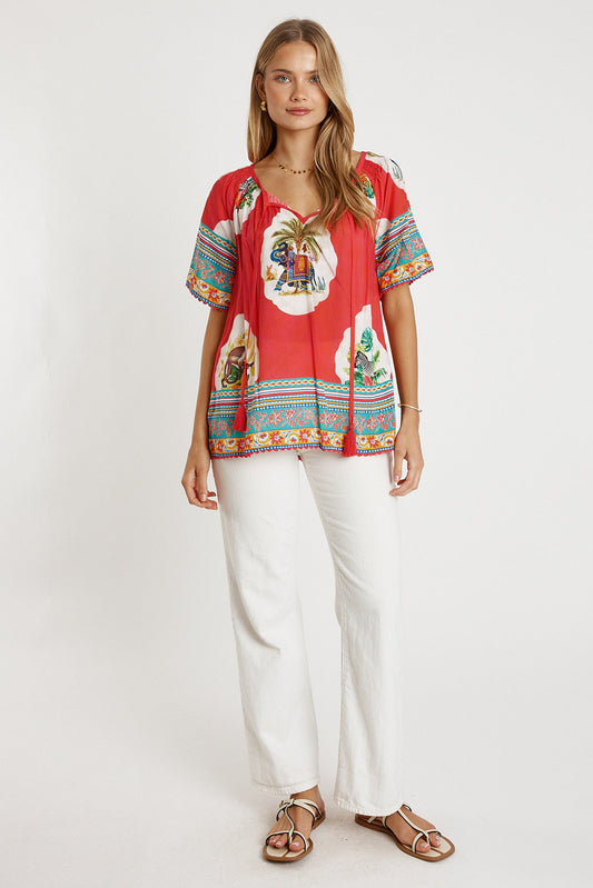 LulaLife Cyra Top (Melon)