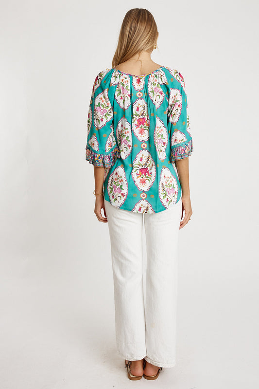 LulaLife Imogen Top (Mist)