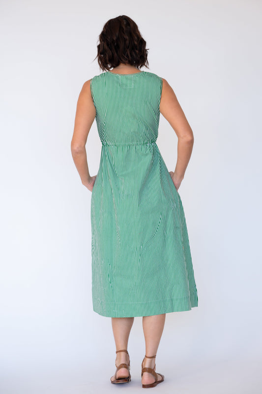 LulaLife Sardine Tie Midi Sea (Stripe)