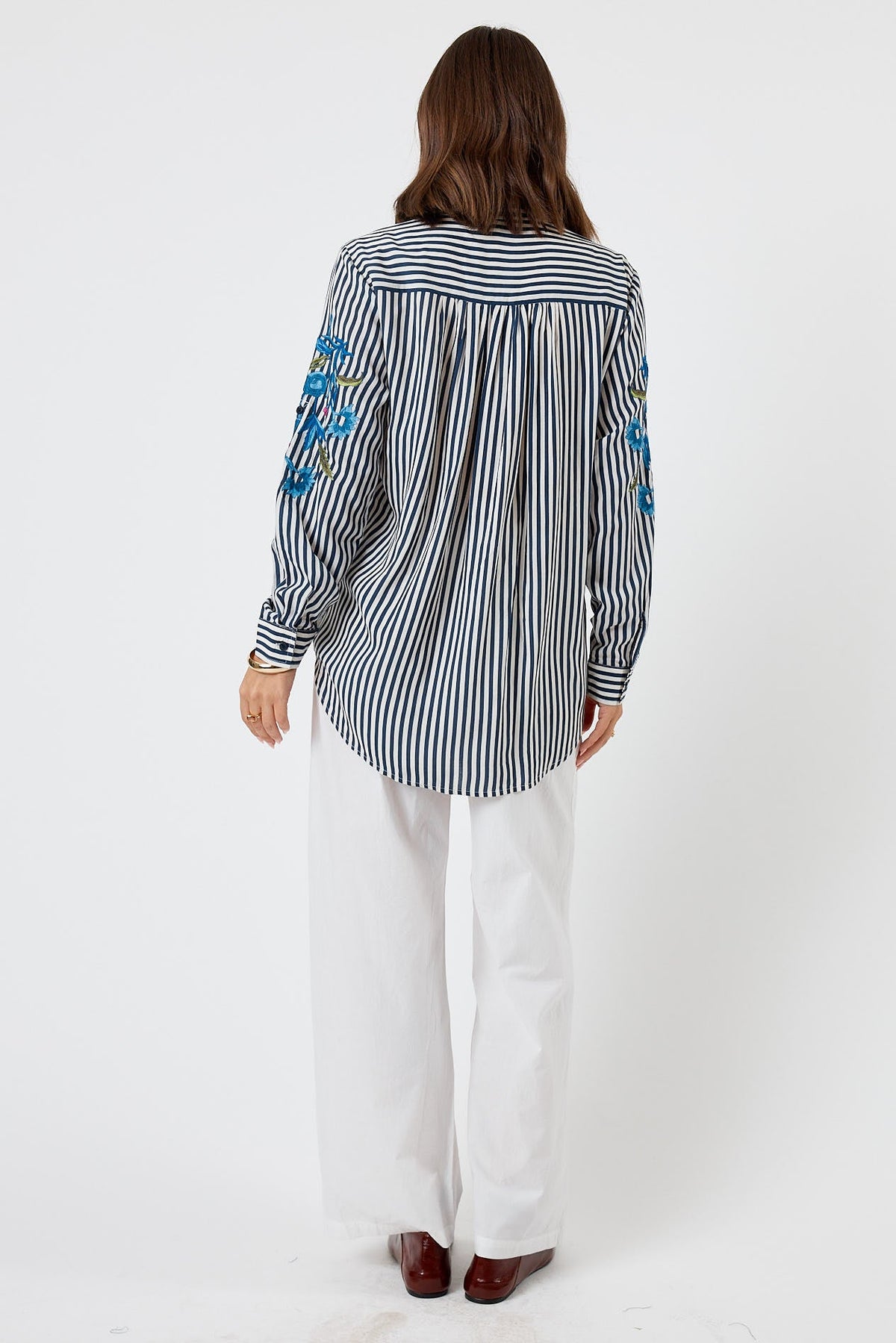 LulaSoul Ontario Shirt Stripe (Navy)