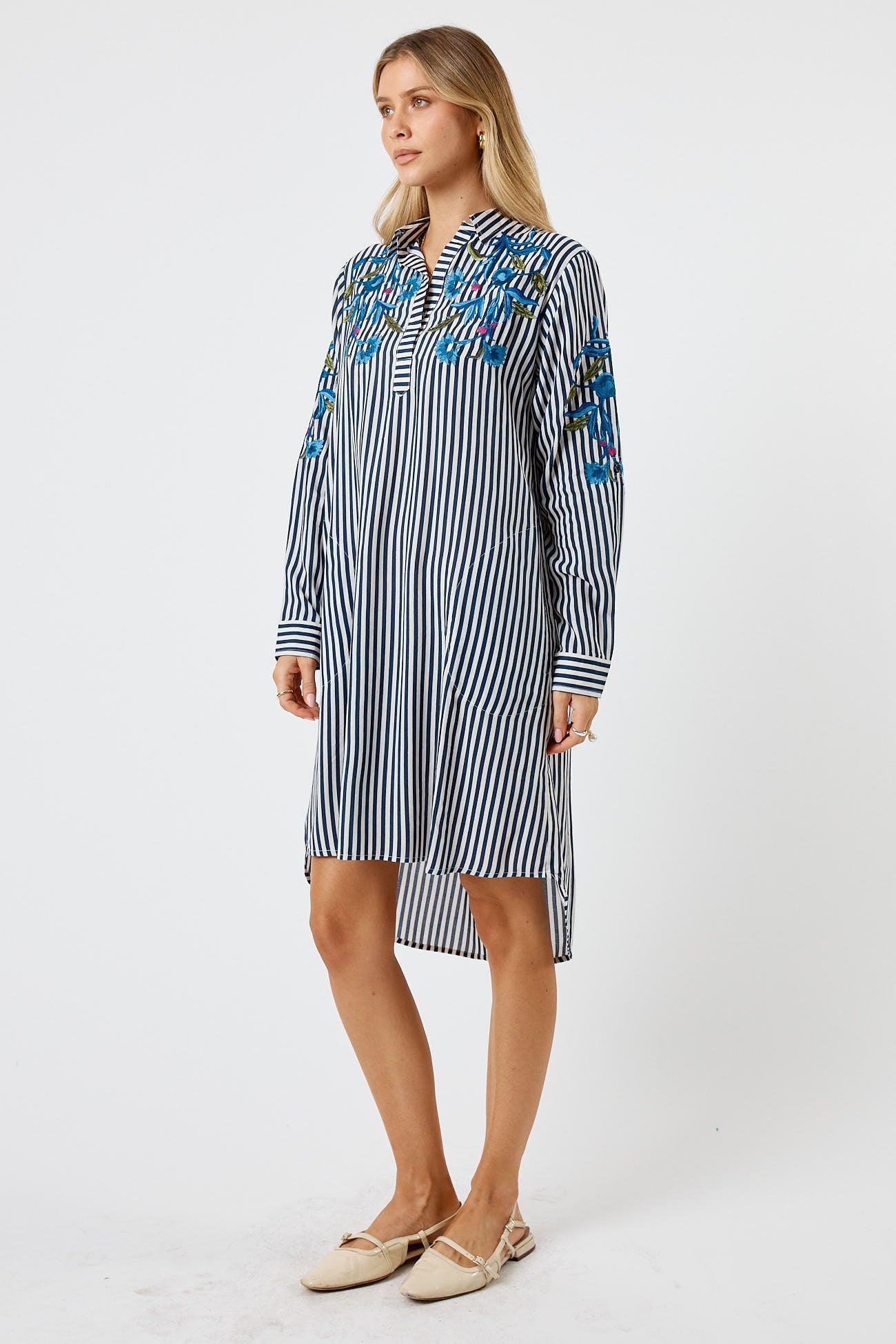LulaSoul Ontario Shirtmaker Stripe (Navy)