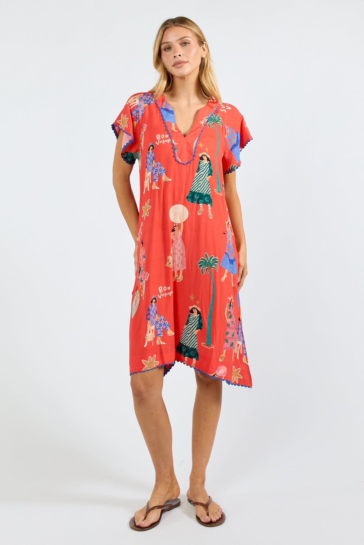 PRE SALE LulaSoul Summer Vibes Dress (Melon)