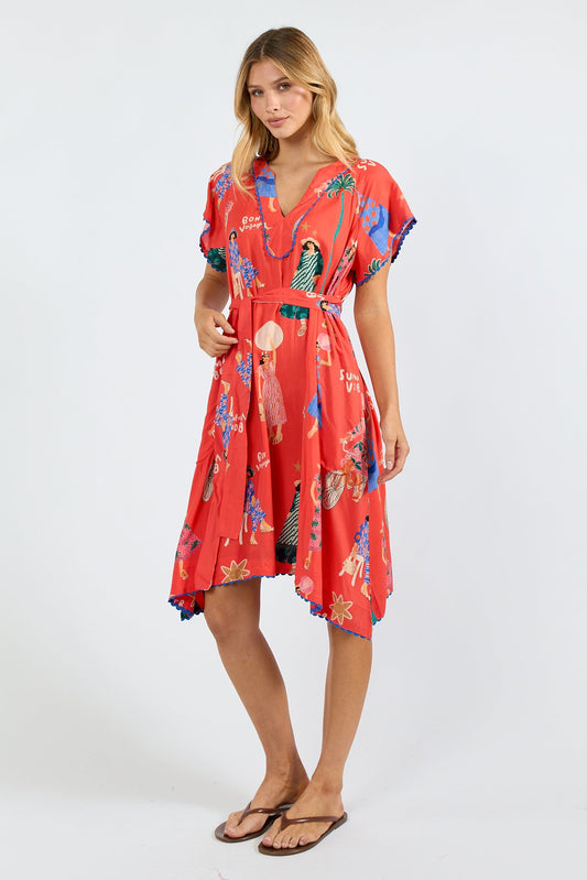 PRE SALE LulaSoul Summer Vibes Dress (Melon)