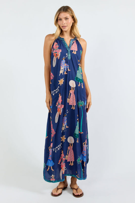 PRE SALE | LulaSoul Summer Vibes Maxi (Navy)