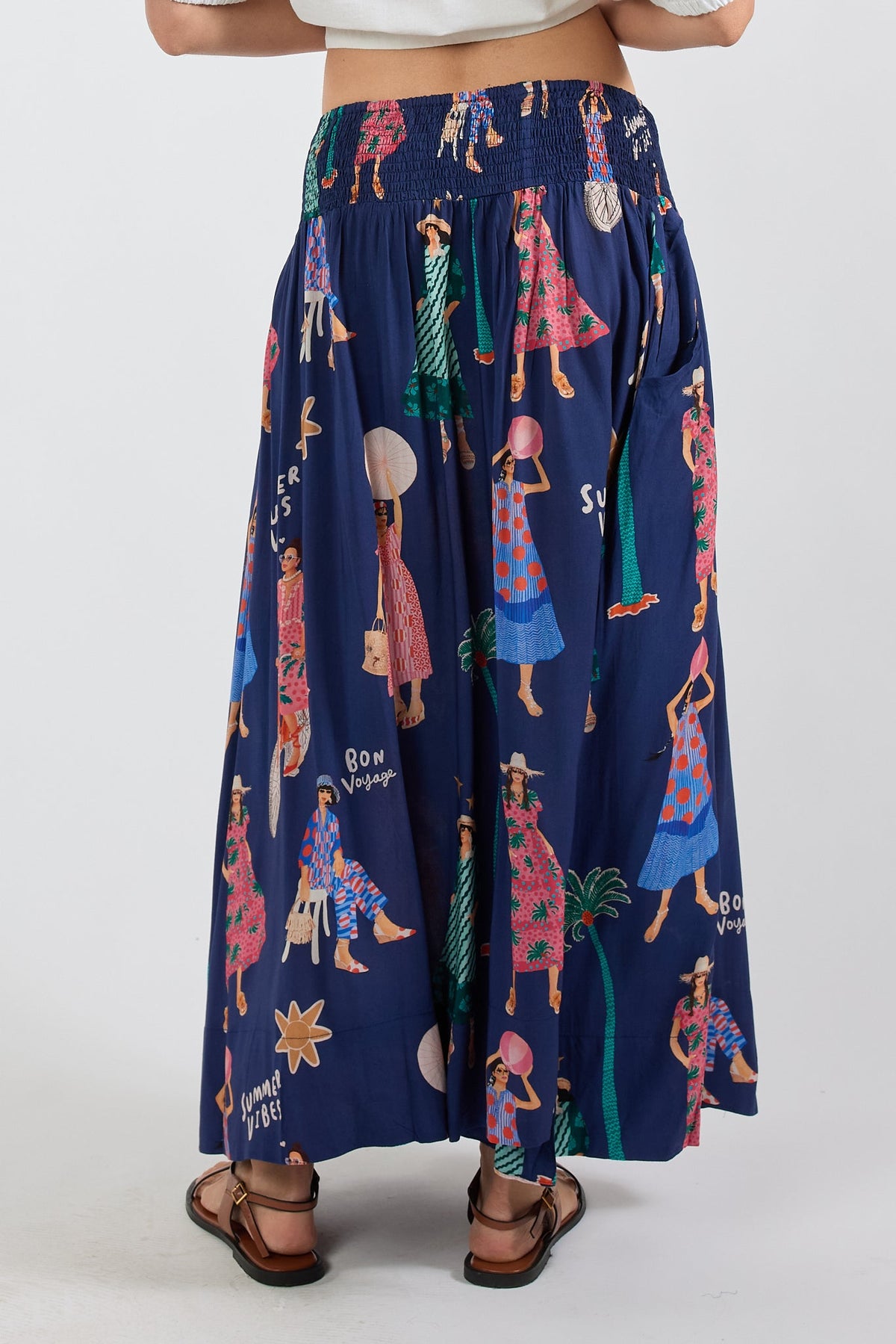 PRE SALE | LulaSoul Summer Vibes Skirt (Navy)
