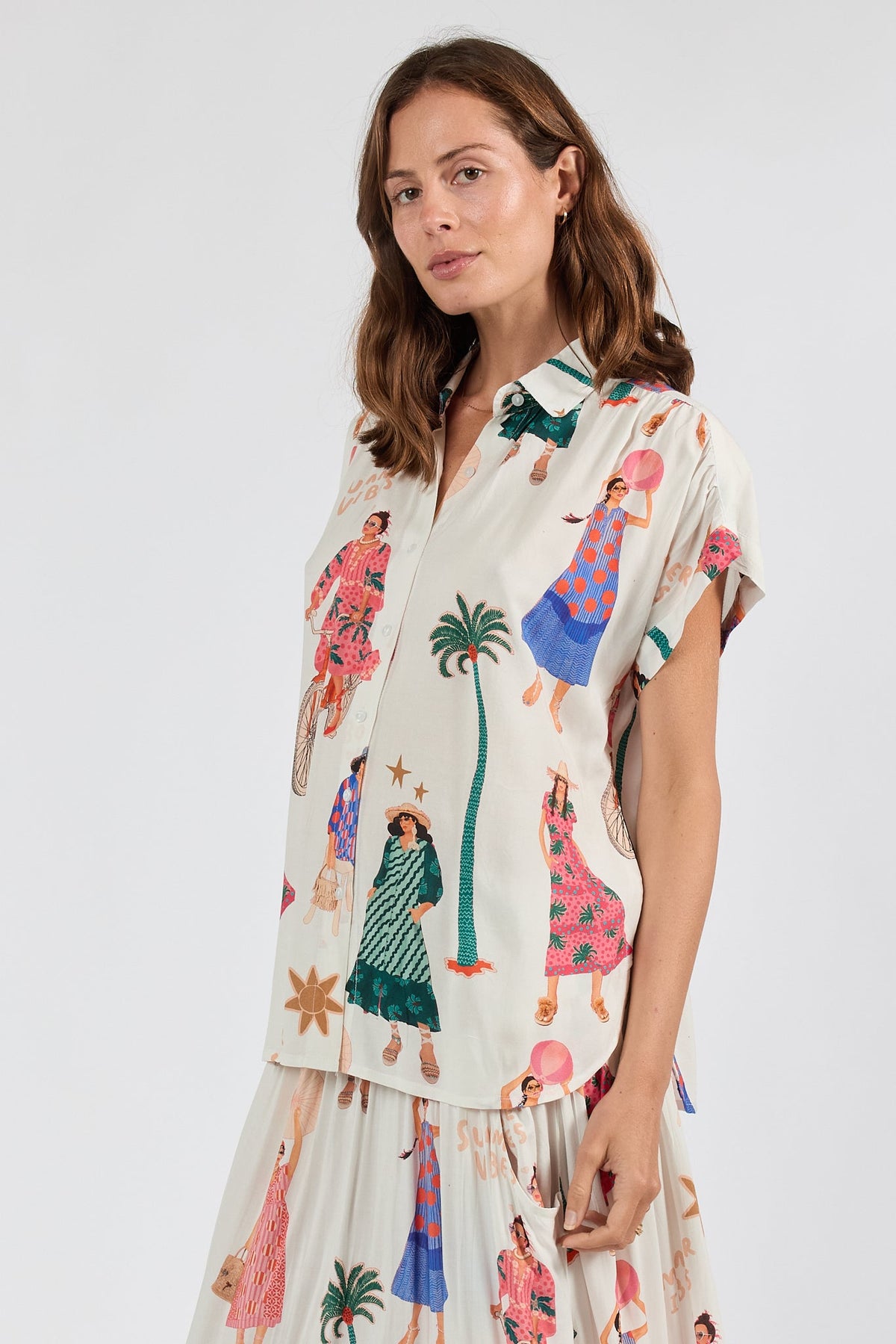 PRE SALE | LulaSoul Summer Vibes Top (White)