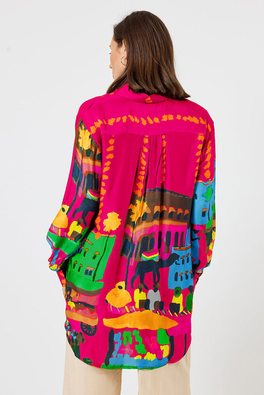 LulaSoul Surrey Shirt (Raspberry)