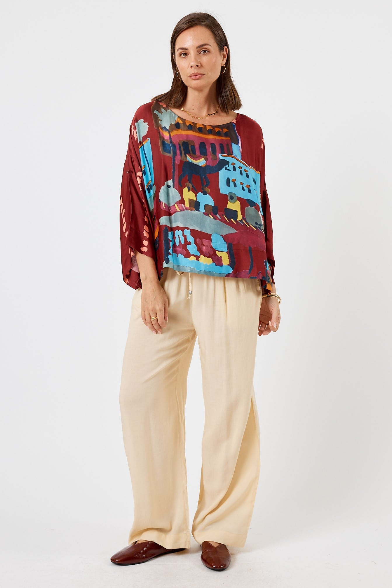 LulaSoul Surrey Top (Merlot)