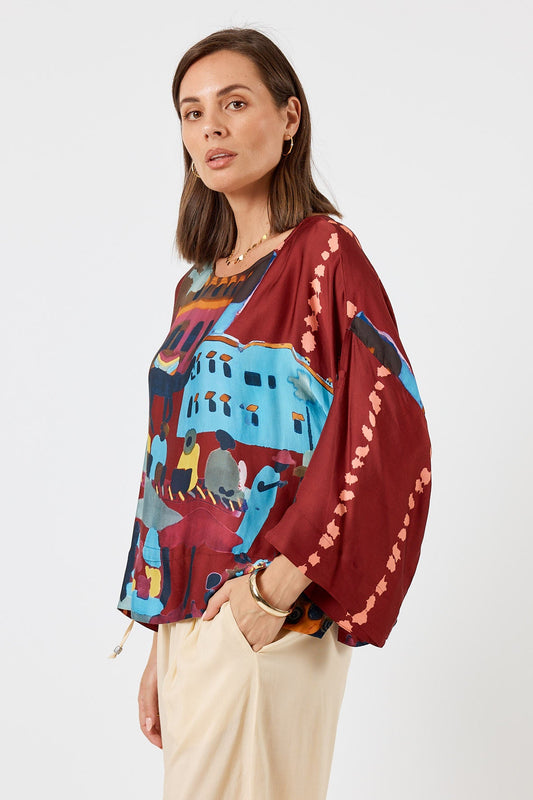 LulaSoul Surrey Top (Merlot)